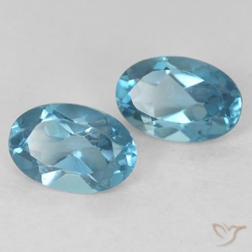 Shop natural 1.11ct Bleu Londres Topaze gems, ovale, from Brésil at GemSelect. In stock, global shipping!