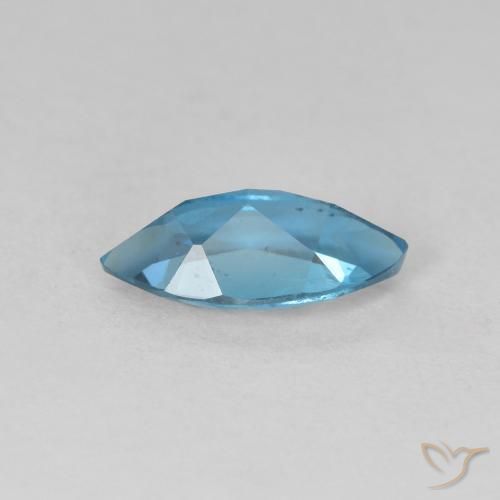 Topaze Bleu Londres naturelle Marquise, 1.25 ct, VS