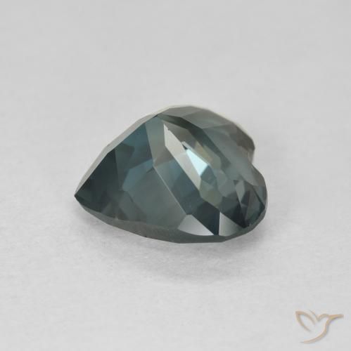 Topaze Bleu Londres naturelle Cœur, 3.79 ct, VVS