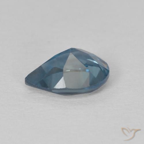 Topaze Bleu Londres naturelle En forme de poire, 0.87 ct, VS