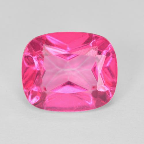 6.33ct Naturel Rose moyen Topaze, Coussin, VVS