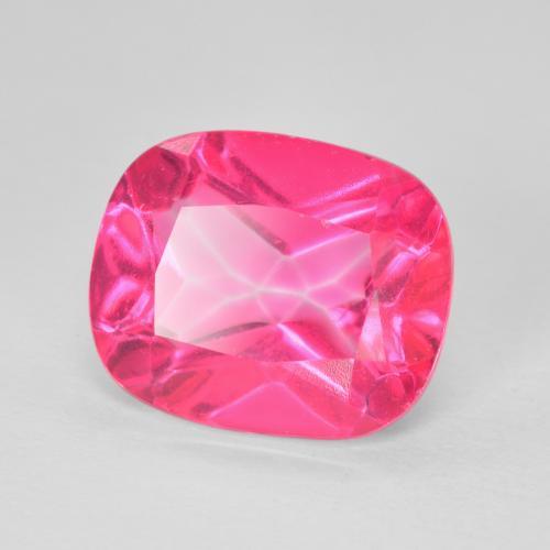 Topaze Magenta profond naturelle Coussin, 6.50 ct, VVS