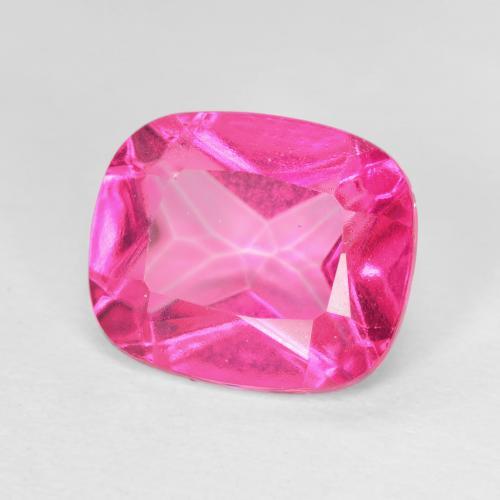 Topaze Magenta profond naturelle Coussin, 6.22 ct, VVS-VS