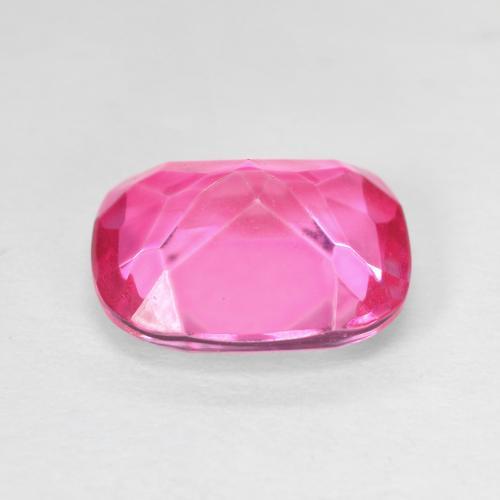 Topaze Magenta profond naturelle Coussin, 6.22 ct, VVS-VS