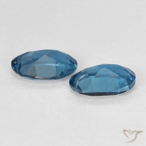 Achetez naturel 0,98ct bleue topaze gems, coupe ovale, en provenance brésil chez gemselect. en stock, livraison internationale!