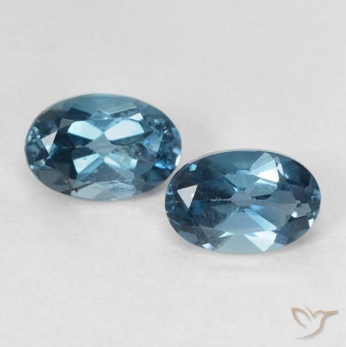 Shop natural 1.38ct Bleu Londres Topaze gems, ovale, from Brésil at GemSelect. In stock, global shipping!