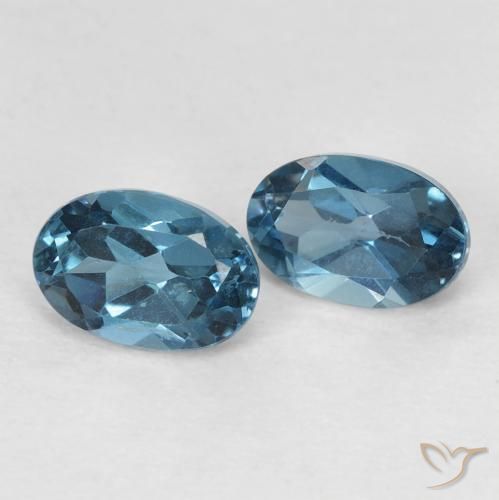 Shop natural 1.38ct Bleu Londres Topaze gems, ovale, from Brésil at GemSelect. In stock, global shipping!