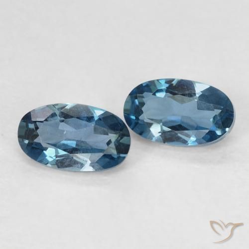 Shop natural 0.59ct Bleu Londres Topaze gems, ovale, from Brésil at GemSelect. In stock, global shipping!