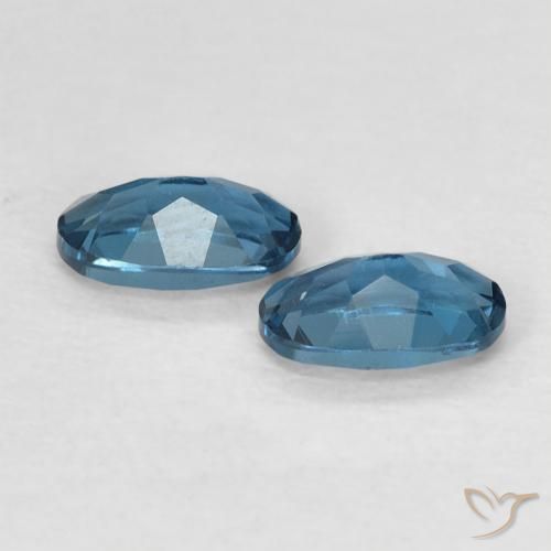 Achetez naturel 0,58ct bleue topaze gems, coupe ovale, en provenance brésil chez gemselect. en stock, livraison internationale!