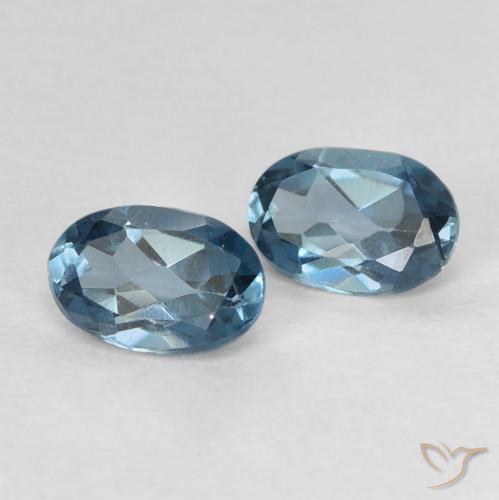 Shop natural 1.08ct Bleu Londres Topaze gems, ovale, from Brésil at GemSelect. In stock, global shipping!