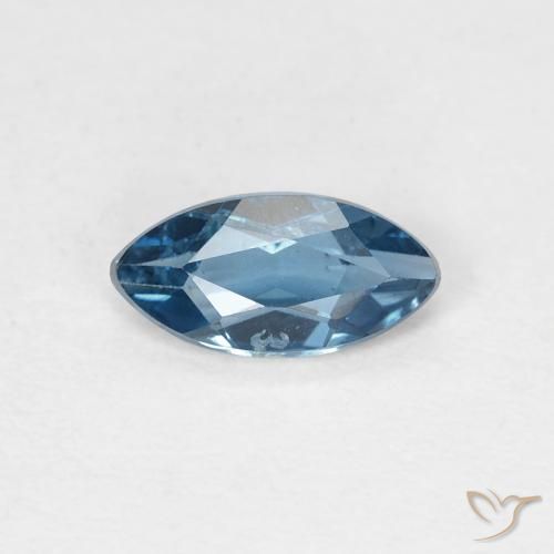 0.56ct Naturel Bleu Londres Topaze, Marquise, VS
