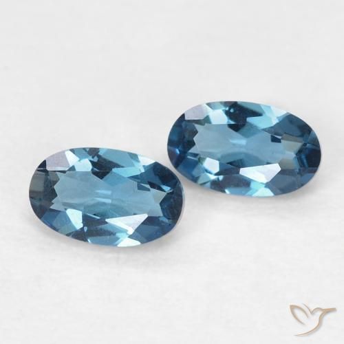 Shop natural 0.61ct Bleu Londres Topaze gems, ovale, from Brésil at GemSelect. In stock, global shipping!