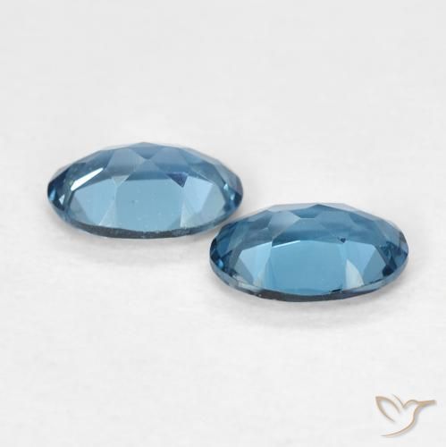 Shop natural 0.99ct Bleu Londres Topaze gems, ovale, from Brésil at GemSelect. In stock, global shipping!