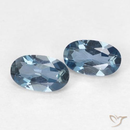 Shop natural 0.58ct Bleu Londres Topaze gems, ovale, from Brésil at GemSelect. In stock, global shipping!