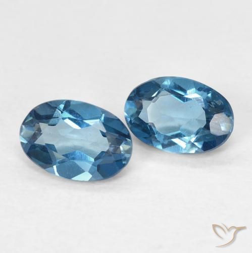 Shop natural 1.05ct Bleu Londres Topaze gems, ovale, from Brésil at GemSelect. In stock, global shipping!