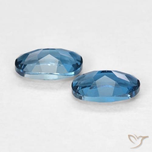 Shop natural 0.59ct Bleu Londres Topaze gems, ovale, from Brésil at GemSelect. In stock, global shipping!