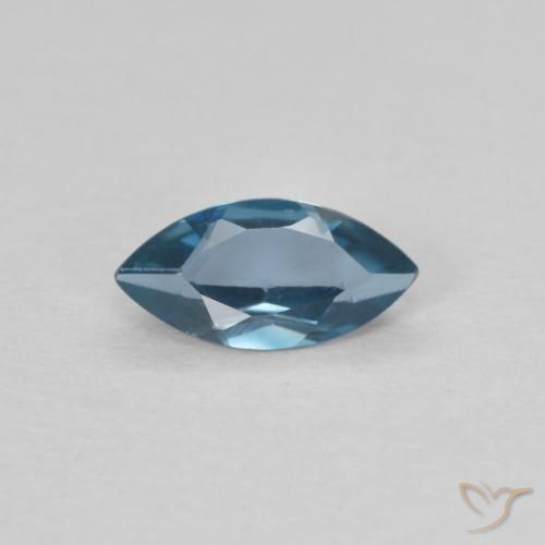 0.46ct Naturel Bleu Londres Topaze, Marquise, VS