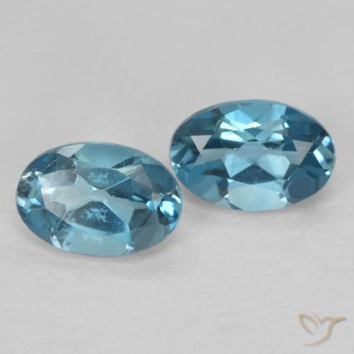 Shop natural 1.17ct Bleu Londres Topaze gems, ovale, from Brésil at GemSelect. In stock, global shipping!