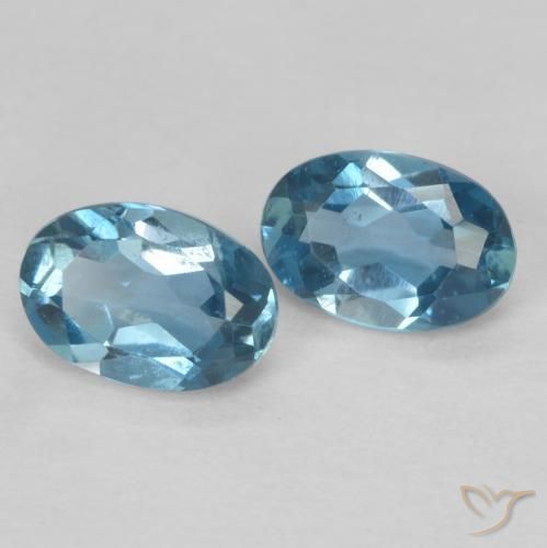 Shop natural 1.17ct Bleu Londres Topaze gems, ovale, from Brésil at GemSelect. In stock, global shipping!