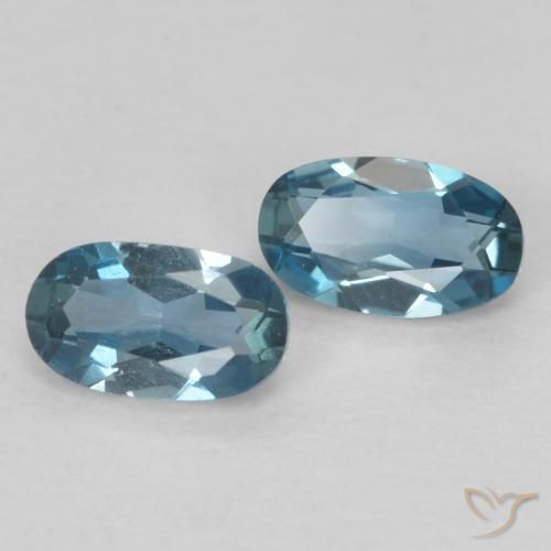Shop natural 0.57ct Bleu Londres Topaze gems, ovale, from Brésil at GemSelect. In stock, global shipping!