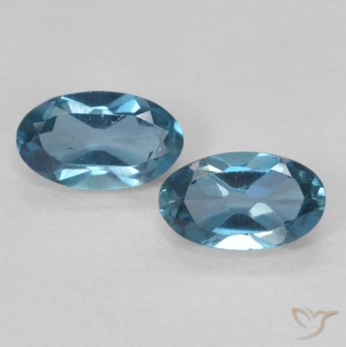 Shop natural 0.61ct Bleu Londres Topaze gems, ovale, from Brésil at GemSelect. In stock, global shipping!