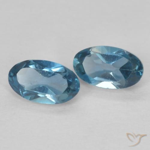 Shop natural 0.61ct Bleu Londres Topaze gems, ovale, from Brésil at GemSelect. In stock, global shipping!