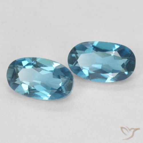 Shop natural 0.58ct Bleu Londres Topaze gems, ovale, from Brésil at GemSelect. In stock, global shipping!