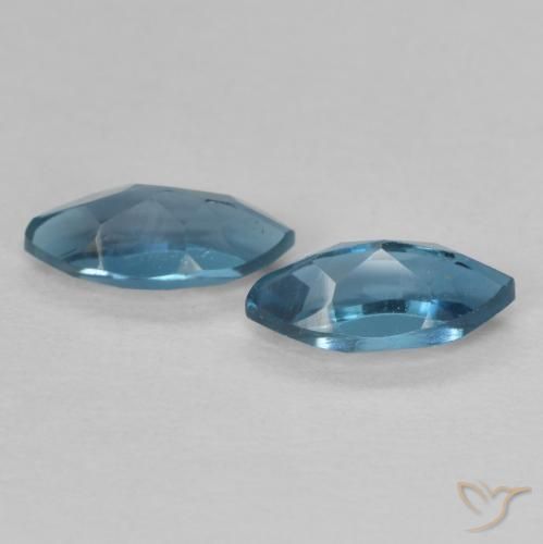 Shop natural 1.02ct Bleu Londres Topaze gems, Marquise, from Brésil at GemSelect. In stock, global shipping!