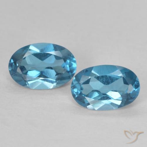 Shop natural 1.05ct Bleu Londres Topaze gems, ovale, from Brésil at GemSelect. In stock, global shipping!