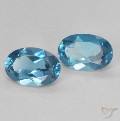 Shop natural 1.05ct Bleu Londres Topaze gems, ovale, from Brésil at GemSelect. In stock, global shipping!