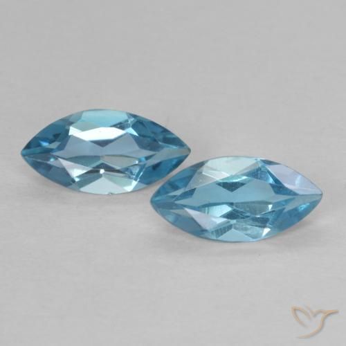 Shop natural 0.83ct Bleu Londres Topaze gems, Marquise, from Brésil at GemSelect. In stock, global shipping!