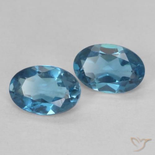 Shop natural 1.02ct Bleu Londres Topaze gems, ovale, from Brésil at GemSelect. In stock, global shipping!
