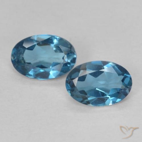 Shop natural 1.02ct Bleu Londres Topaze gems, ovale, from Brésil at GemSelect. In stock, global shipping!