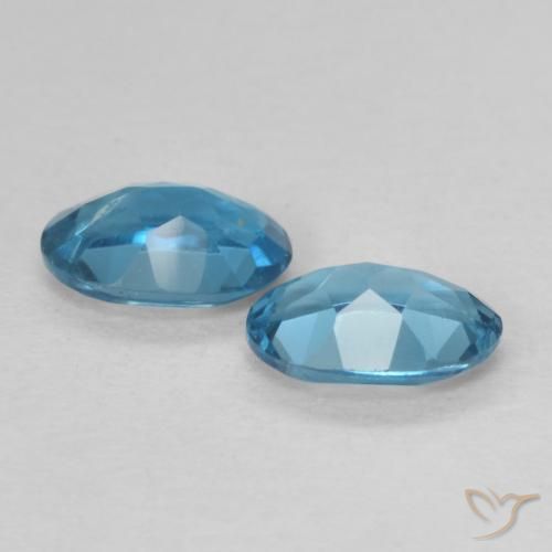 Shop natural 1.02ct Bleu Londres Topaze gems, ovale, from Brésil at GemSelect. In stock, global shipping!