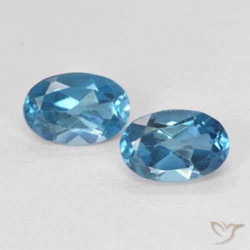 Shop natural 1.20ct Bleu Londres Topaze gems, ovale, from Brésil at GemSelect. In stock, global shipping!
