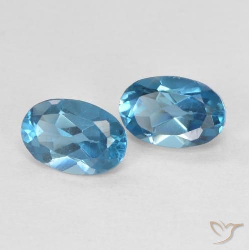 Shop natural 1.20ct Bleu Londres Topaze gems, ovale, from Brésil at GemSelect. In stock, global shipping!