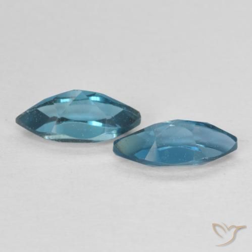 Shop natural 0.90ct Bleu Londres Topaze gems, Marquise, from Brésil at GemSelect. In stock, global shipping!