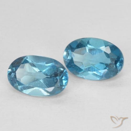 Shop natural 1.22ct Bleu Londres Topaze gems, ovale, from Brésil at GemSelect. In stock, global shipping!