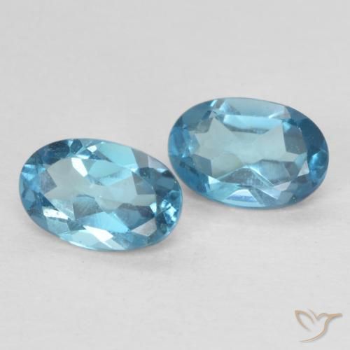 Shop natural 1.12ct Bleu Londres Topaze gems, ovale, from Brésil at GemSelect. In stock, global shipping!