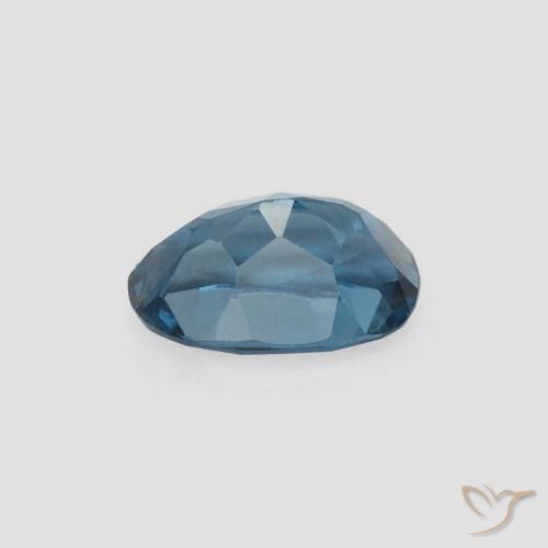 Topaze Bleu Londres naturelle ovale, 0.61 ct, VVS-VS