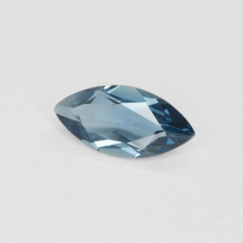 Topaze Bleu Londres naturelle Marquise, 0.55 ct, VS