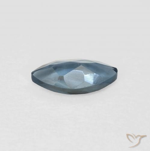 Topaze Bleu Londres naturelle Marquise, 0.58 ct, VVS-VS