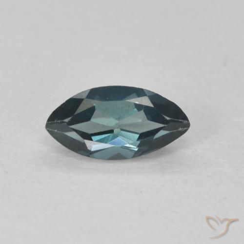 Topaze Bleu Londres naturelle Marquise, 0.52 ct, VVS-VS