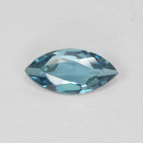 0.48ct Naturel Bleu Londres Topaze, Marquise, VVS-VS