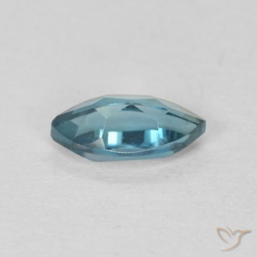Topaze Bleu Londres naturelle Marquise, 0.58 ct, VVS-VS