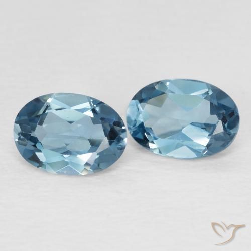 Shop natural 2.04ct Bleu Londres Topaze gems, ovale, from Brésil at GemSelect. In stock, global shipping!