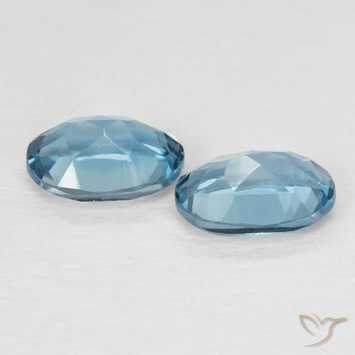 Shop natural 2.04ct Bleu Londres Topaze gems, ovale, from Brésil at GemSelect. In stock, global shipping!