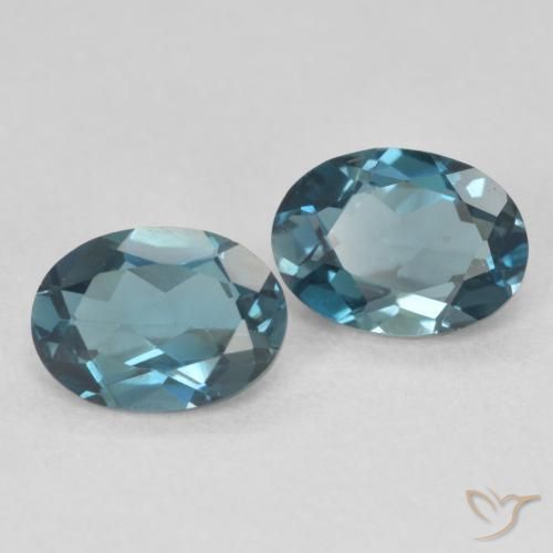 Shop natural 1.86ct Bleu Londres Topaze gems, ovale, from Brésil at GemSelect. In stock, global shipping!
