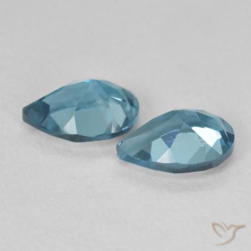 Shop natural 1.83ct Bleu Suisse Topaze gems, En forme de poire, from Brésil at GemSelect. In stock, global shipping!