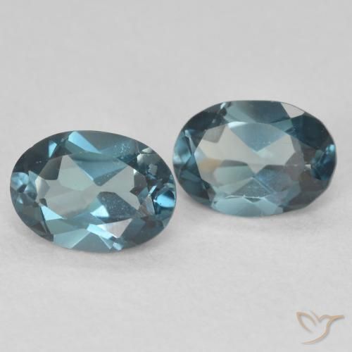 Shop natural 2.07ct Bleu Londres Topaze gems, ovale, from Brésil at GemSelect. In stock, global shipping!